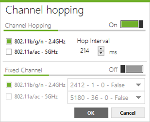 Channel hopping configuration