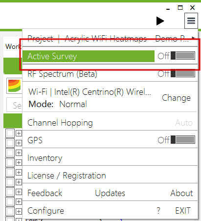 Active survey