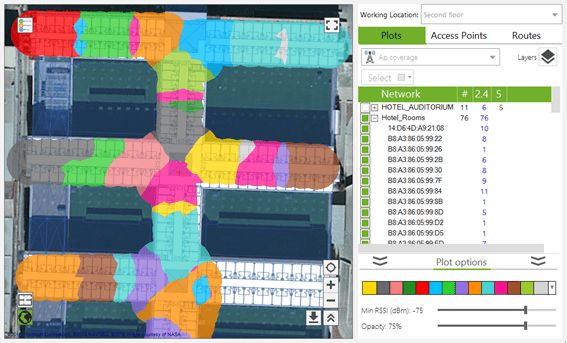 AP Coverage heat map