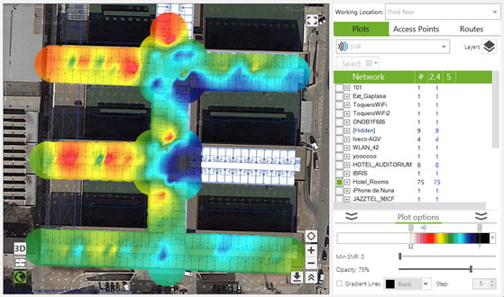 wifi snr map