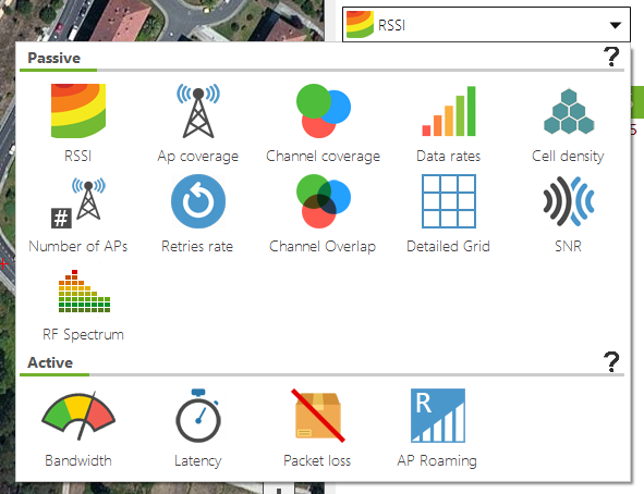 Wireless survey plots