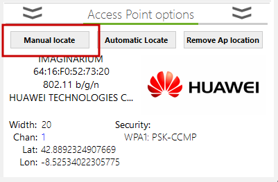 access point physical location option