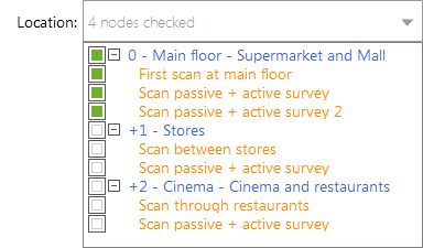 Wireless survey location