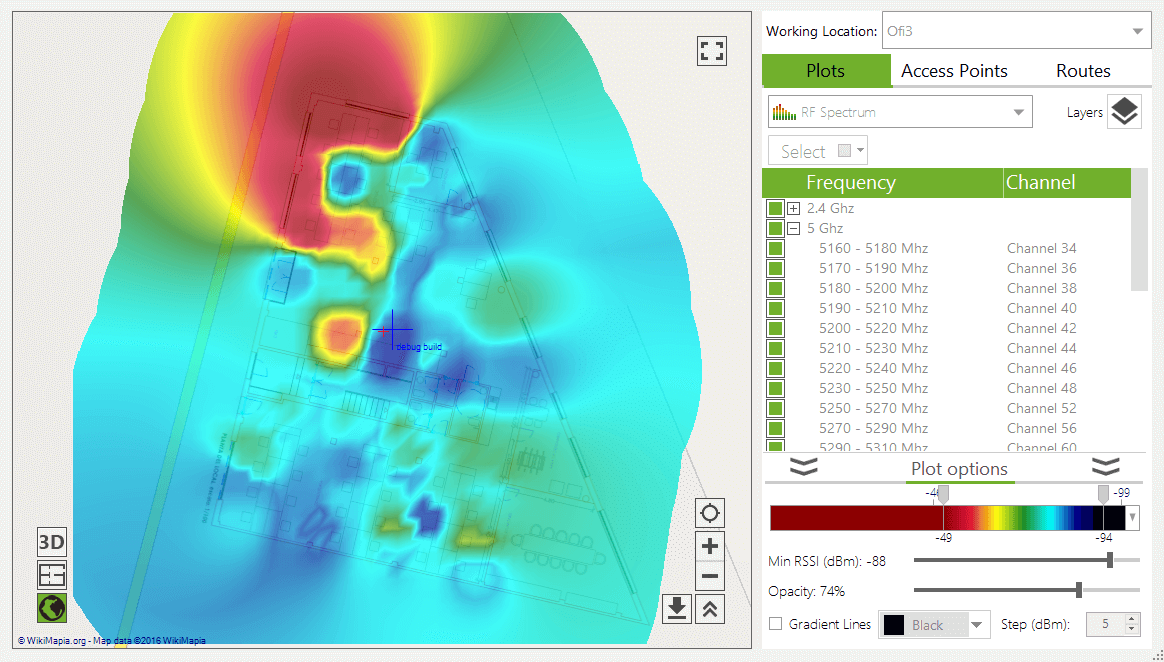 rf spectrum map