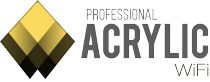 Acrylic WiFi Professional Analyzer Logo