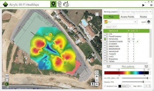 acrylic wifi heatmaps