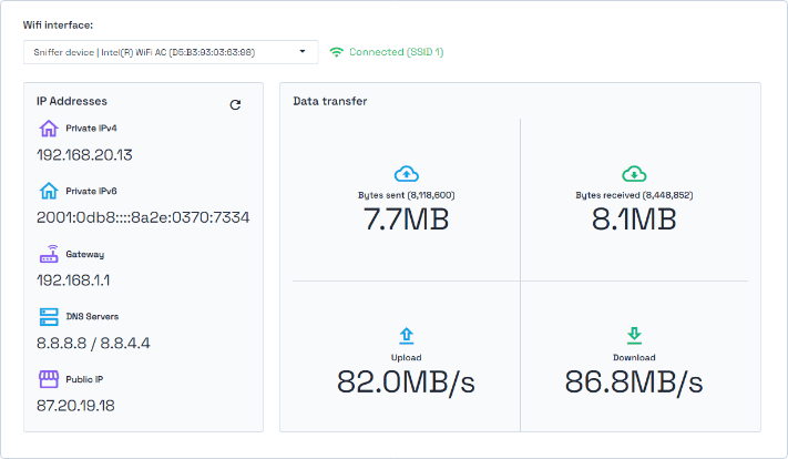Screenshot about Acrylic Wi-Fi Analyzer troubleshooting