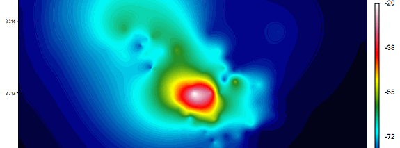 WLAN Heat maps and coverage with Acrylic Wi-Fi Heatmaps