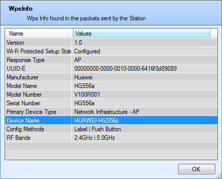 Information about WPS WiFi