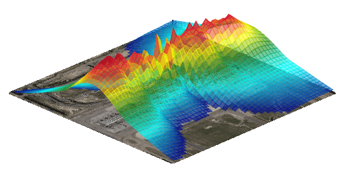 3D WiFi Coverage map, heatmaps and isolines