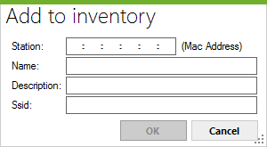 wifi device inventory parameters