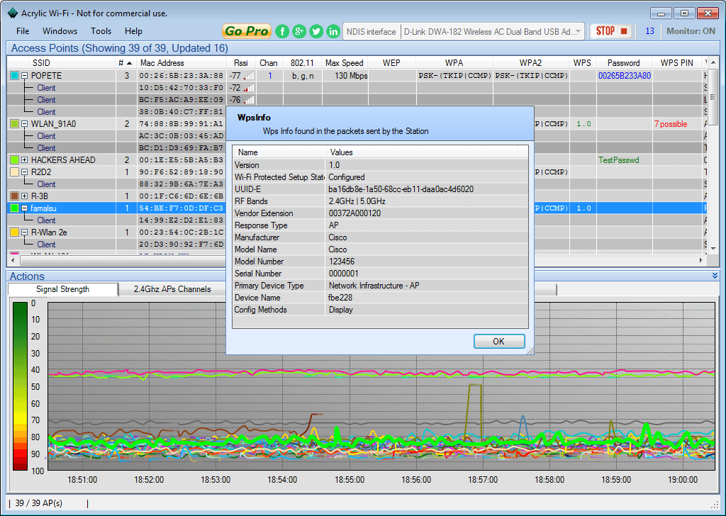 Ver redes Wifi con Acrylic Wifi v2.2 desde Windows