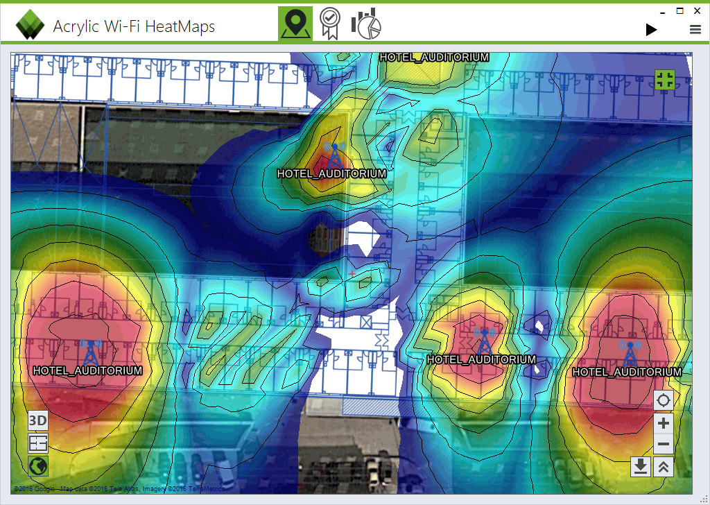 Mapa de calor wifi