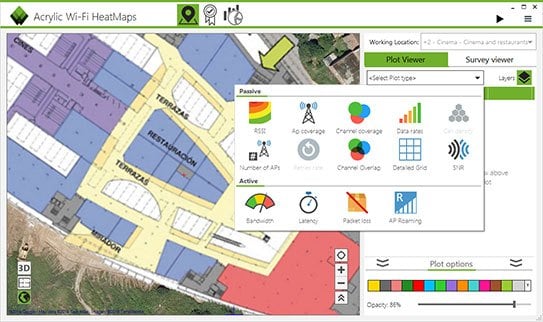 cartes de couverture Wi-Fi 3D