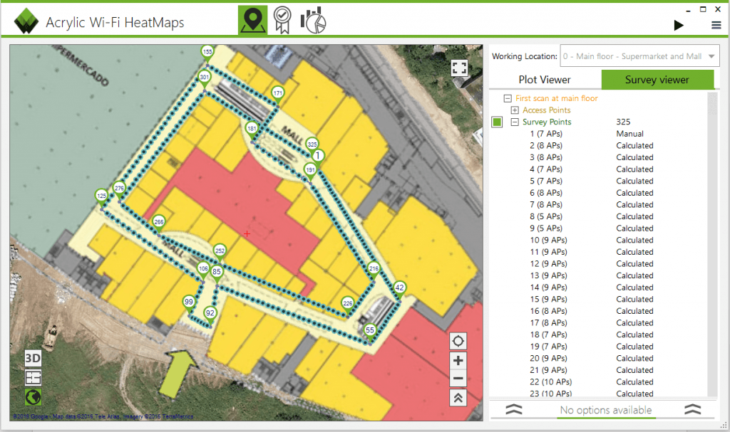 continuous wifi capture points