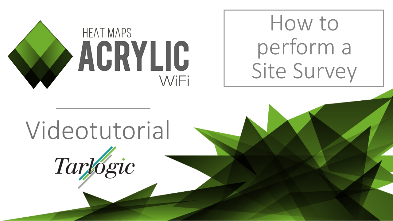Wifi site survey project, How to create. Video tutorial included