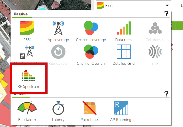 Generar mapa de calor del espectro wifi