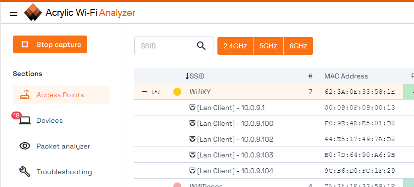 Wifi network client and IP address, how to discover them, without monitor mode