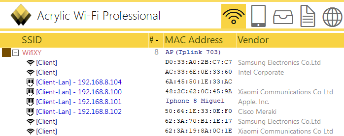 wifi network clients