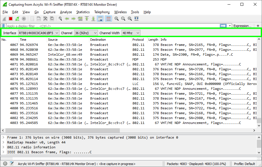 How Do You Capture Wireless Lan Traffic  