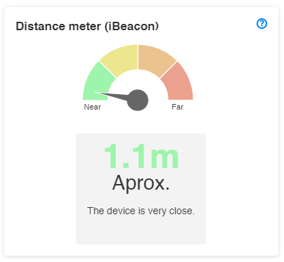 5 ibeacon distance meter