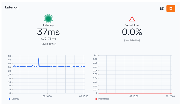 Troubleshooting latency and packet loss problems